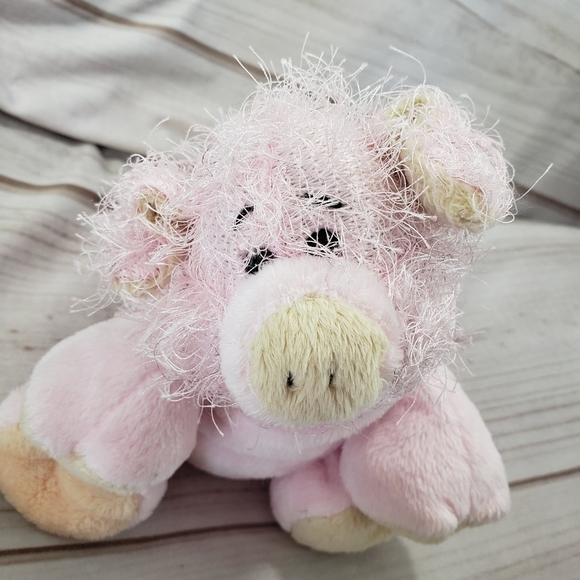 Ganz Webkinz Pink Pig Plush Stuffed Animal No Code Fuzzy 8 Inch HM002 - Picture 2 of 10